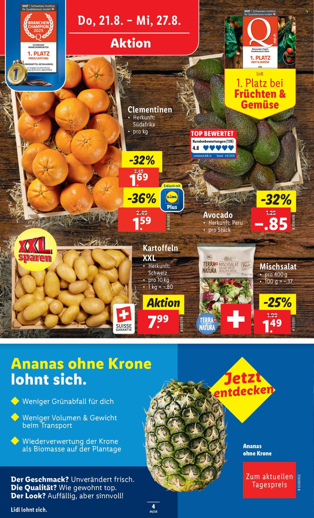Catalogue Lidl - 21.8.2025 - 27.8.2025. Page 4. Page 4
