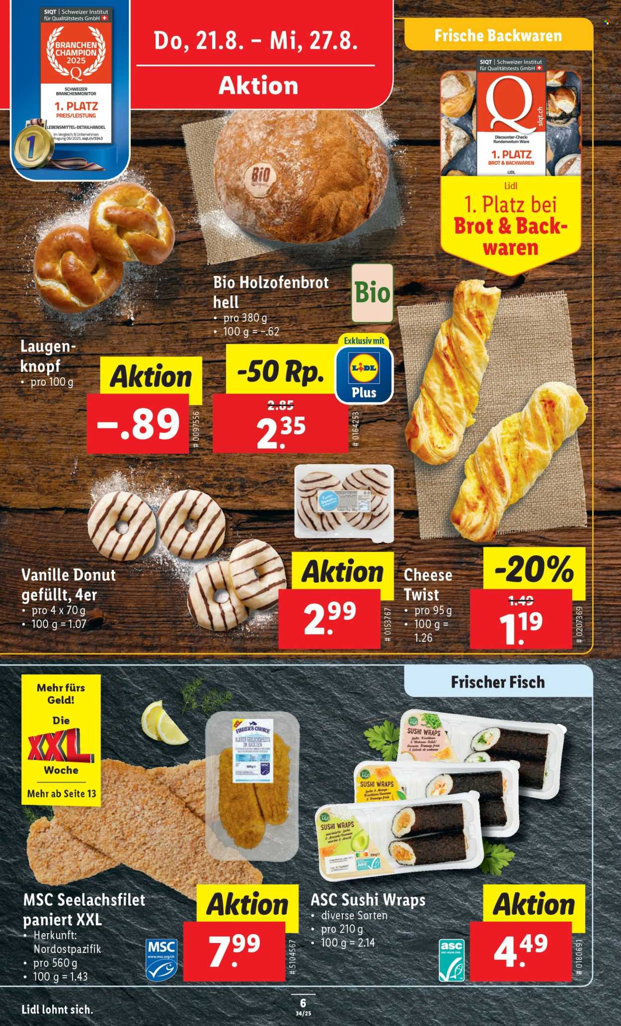 Catalogue Lidl - 21.8.2025 - 27.8.2025. Page 6. Page 6