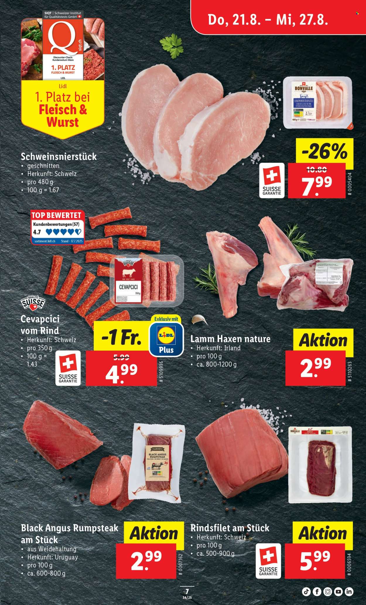 Catalogue Lidl - 21.8.2025 - 27.8.2025. Page 7. Page 7