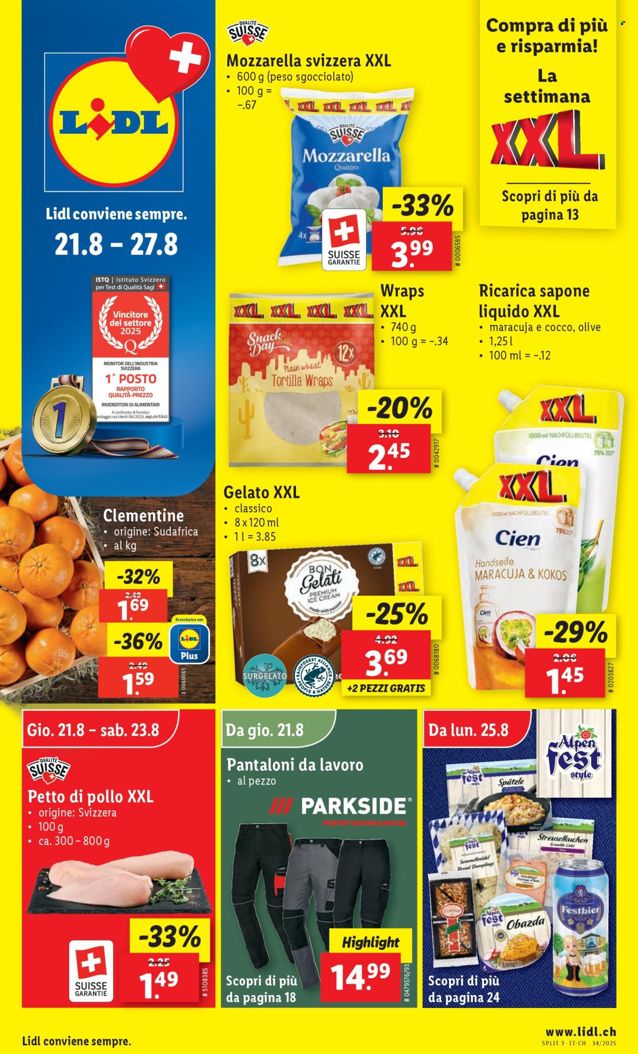 Catalogue Lidl - 21.8.2025 - 27.8.2025. Page 1. Page 1