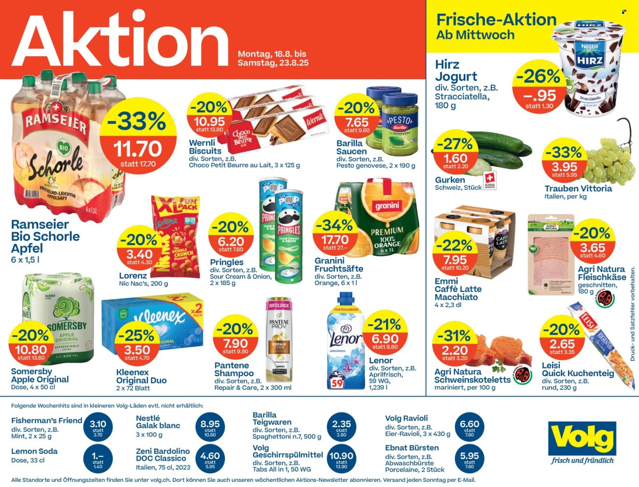 Catalogue Volg - 18.8.2025 - 23.8.2025. Page 1. Page 1