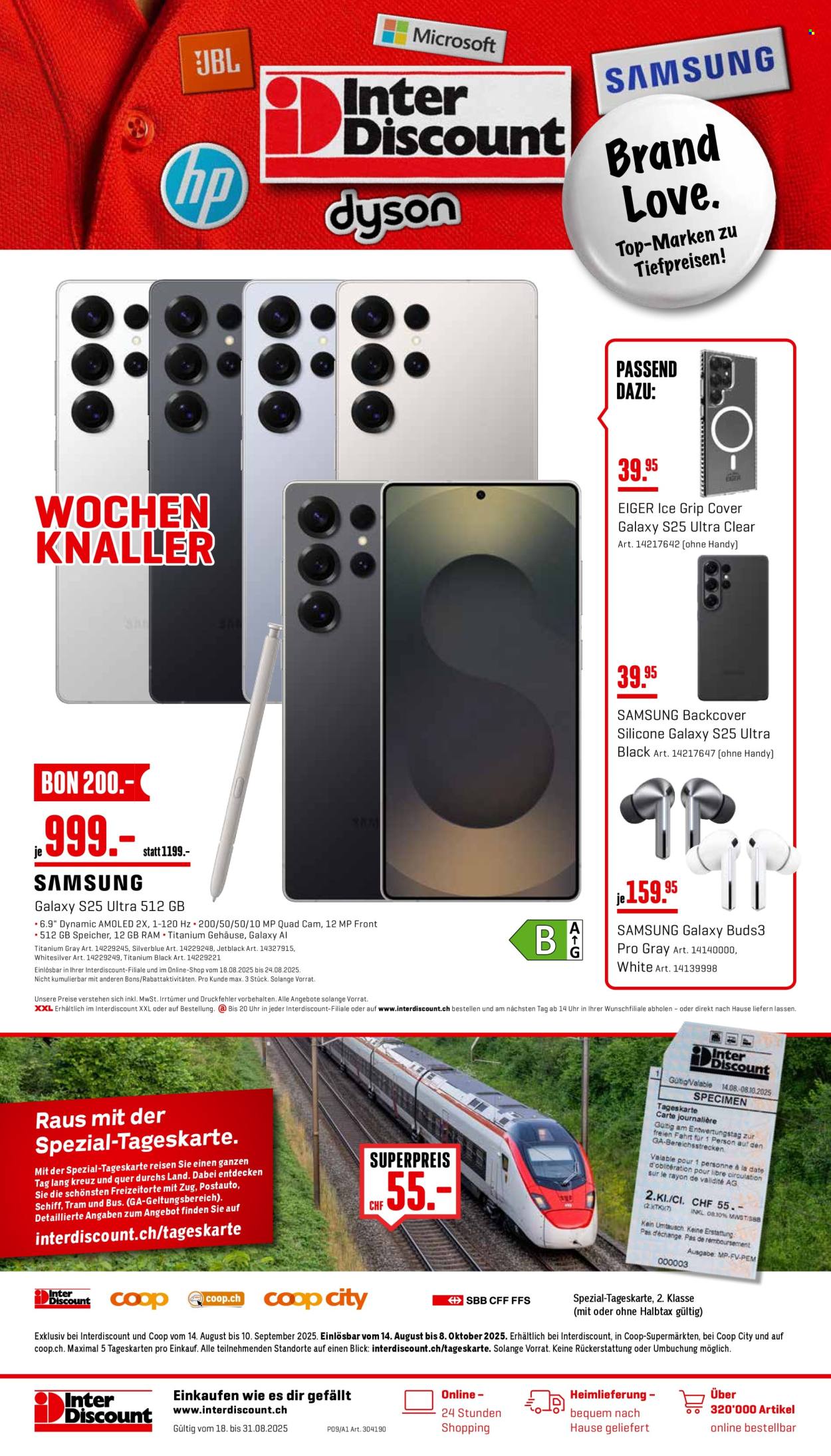 Catalogue Interdiscount - 18.8.2025 - 31.8.2025. Page 1. Page 1