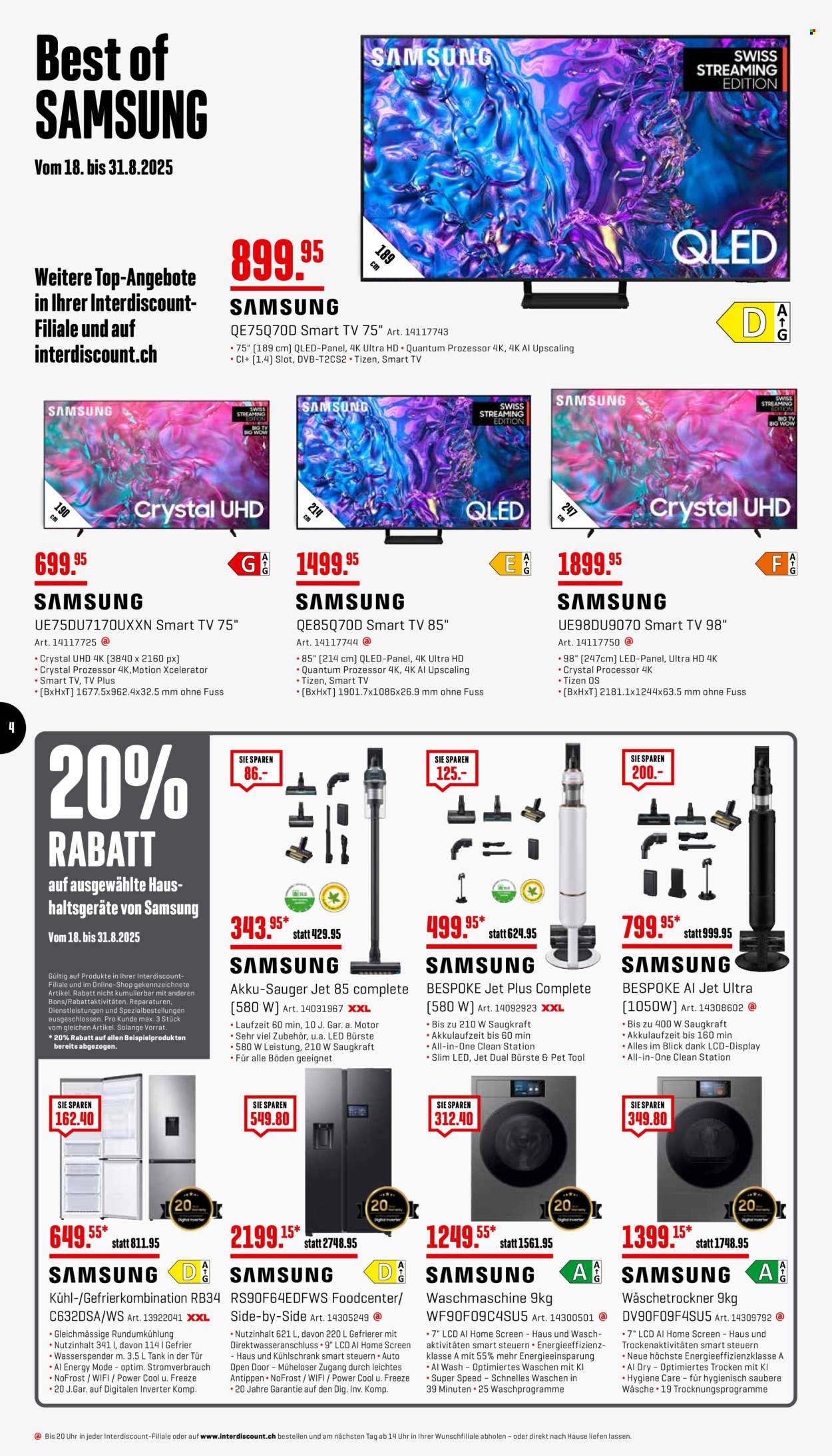Catalogue Interdiscount - 18.8.2025 - 31.8.2025. Page 4. Page 4