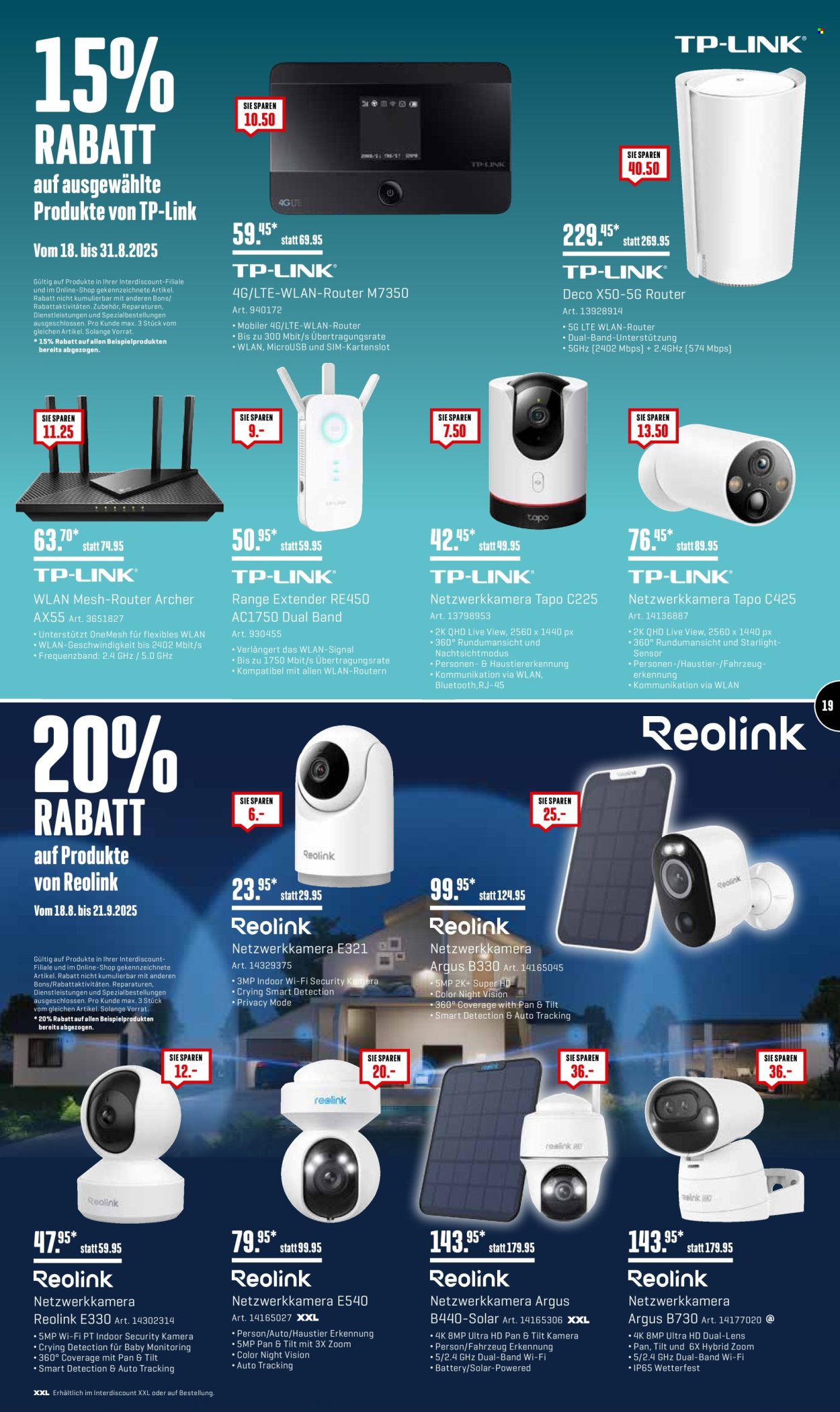Catalogue Interdiscount - 18.8.2025 - 31.8.2025. Page 19. Page 19