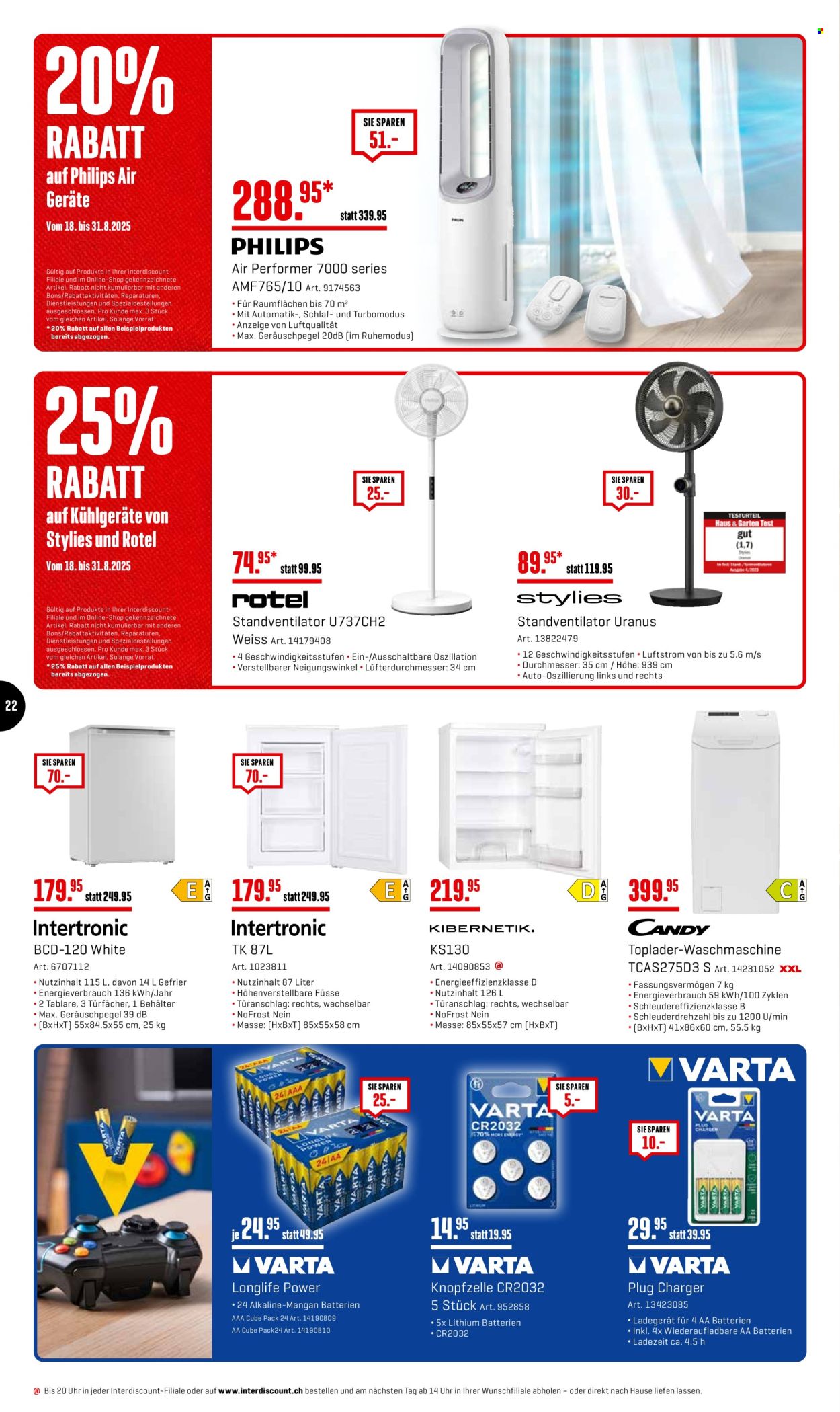 Catalogue Interdiscount - 18.8.2025 - 31.8.2025. Page 22. Page 22