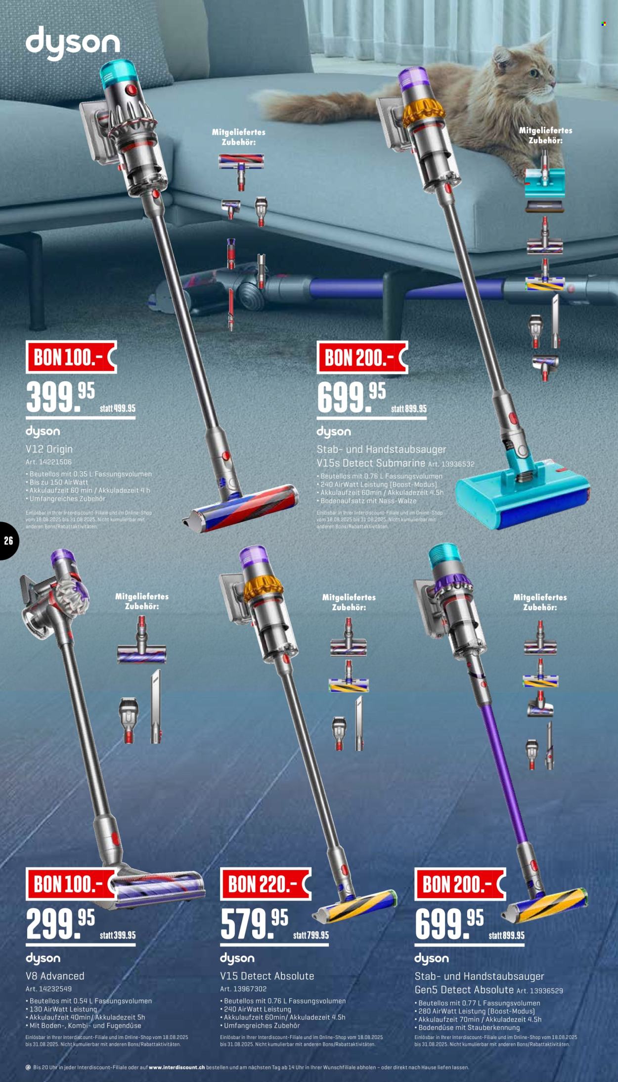 Catalogue Interdiscount - 18.8.2025 - 31.8.2025. Page 26. Page 26