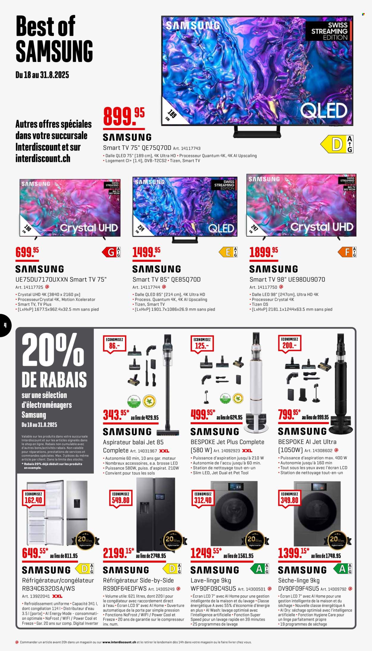 Catalogue Interdiscount - 18.8.2025 - 31.8.2025. Page 4. Page 4
