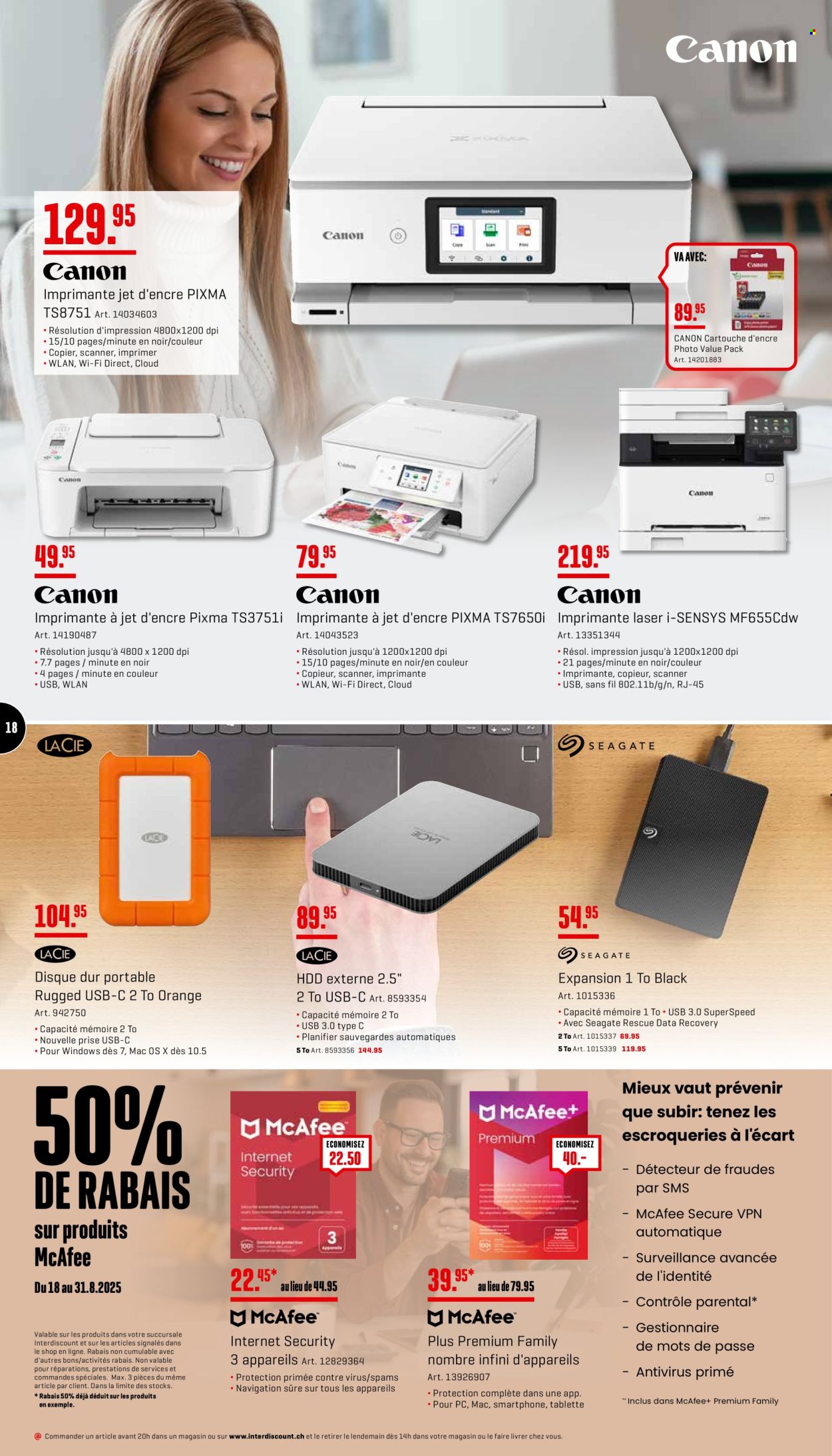 Catalogue Interdiscount - 18.8.2025 - 31.8.2025. Page 18. Page 18
