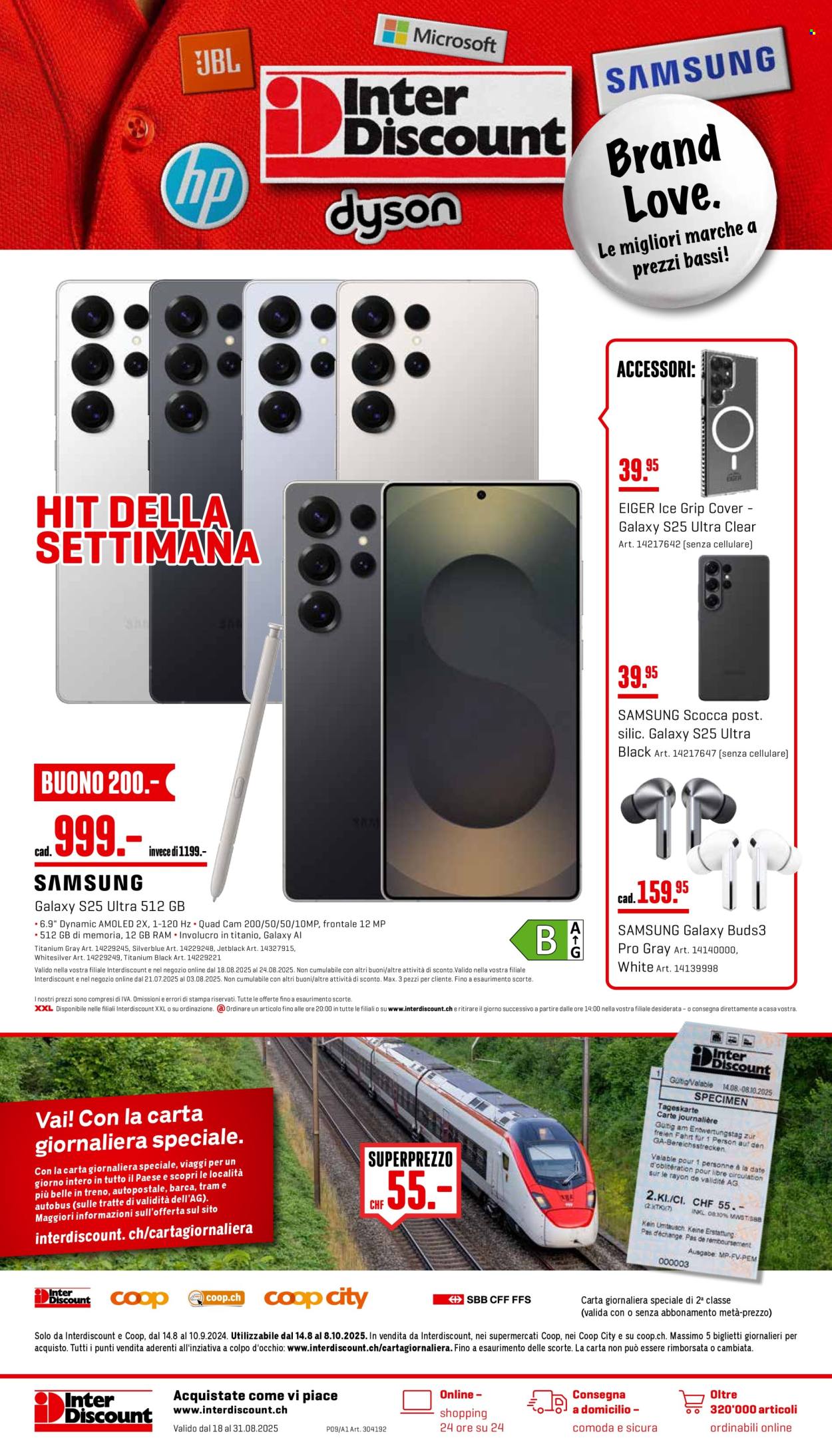 Catalogue Interdiscount - 18.8.2025 - 31.8.2025. Page 1. Page 1
