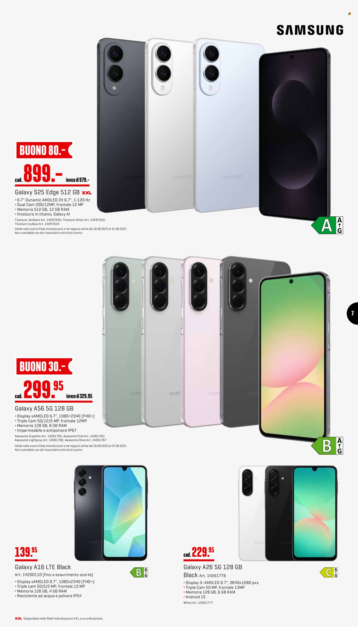 Catalogue Interdiscount - 18.8.2025 - 31.8.2025. Page 7. Page 7