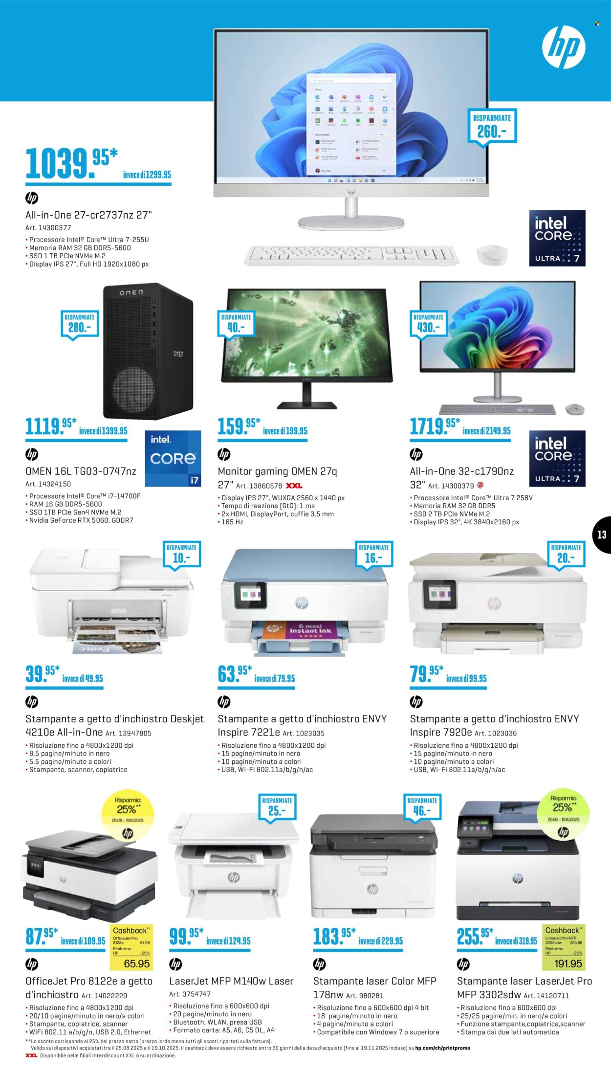 Catalogue Interdiscount - 18.8.2025 - 31.8.2025. Page 13. Page 13
