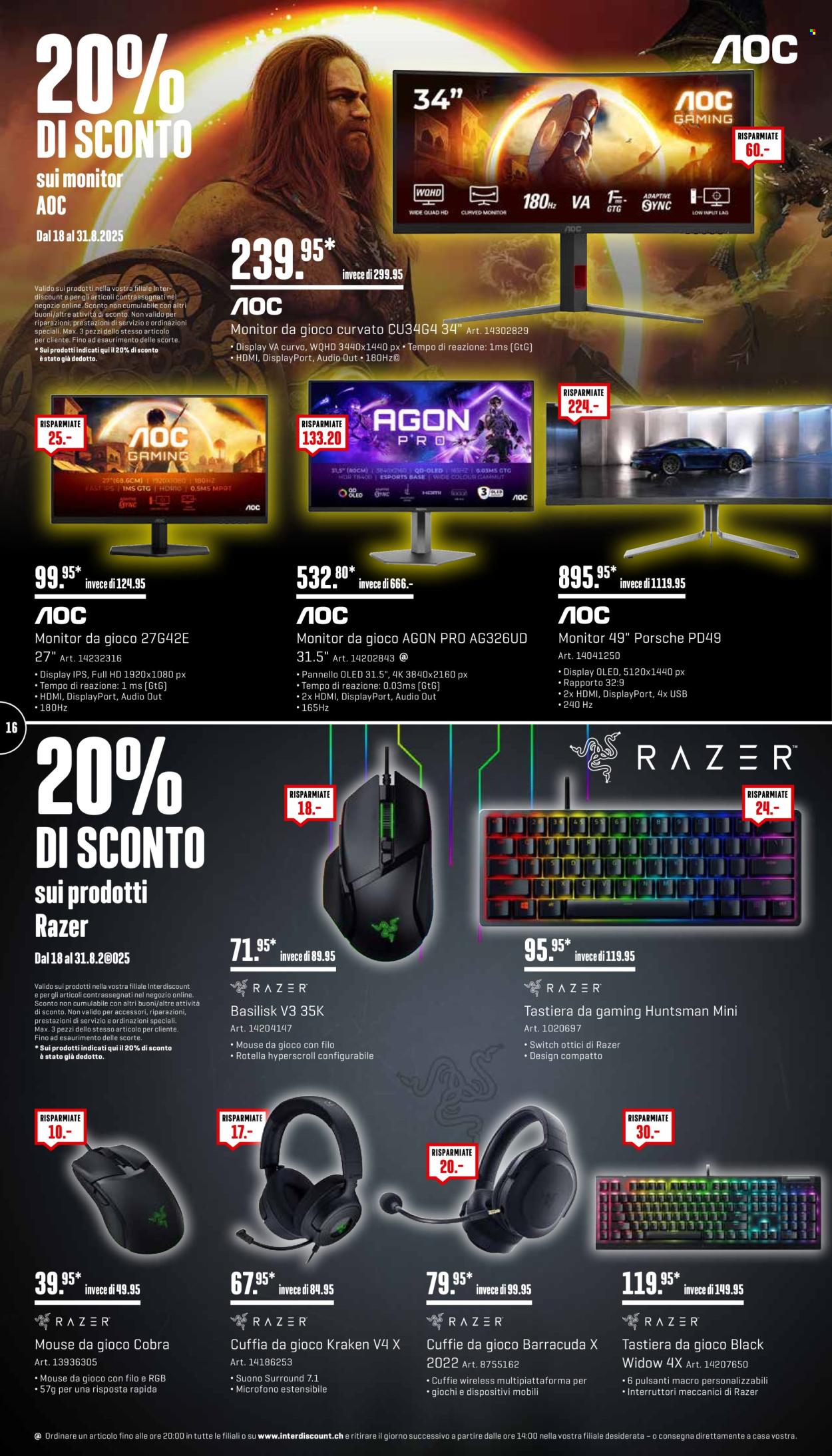 Catalogue Interdiscount - 18.8.2025 - 31.8.2025. Page 16. Page 16