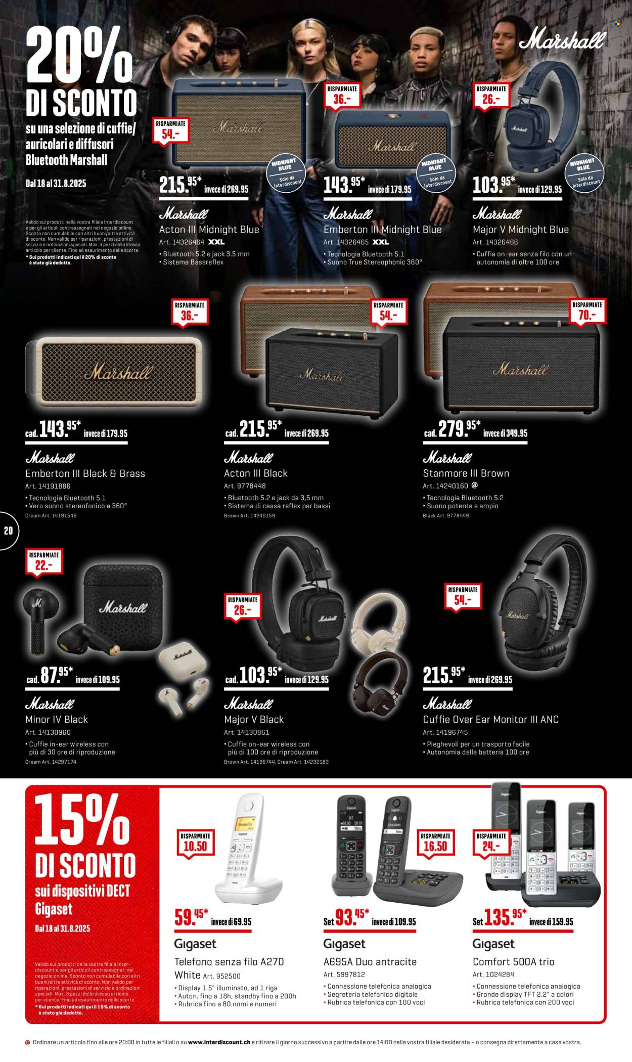 Catalogue Interdiscount - 18.8.2025 - 31.8.2025. Page 20. Page 20