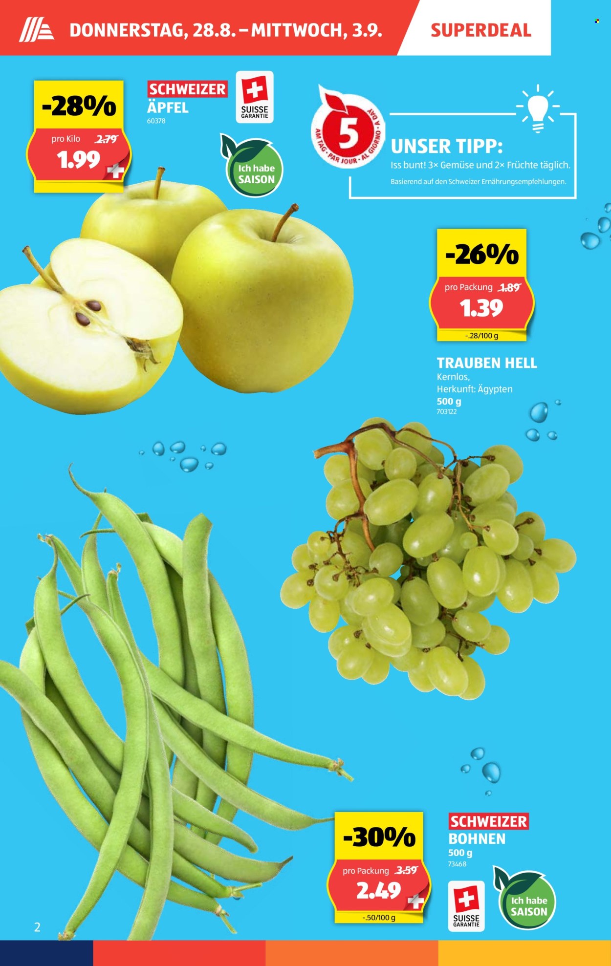 Catalogue Aldi - 28.8.2025 - 3.9.2025. Page 2. Page 2