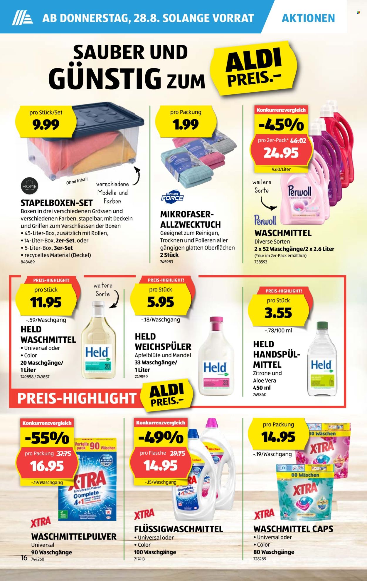 Catalogue Aldi - 28.8.2025 - 3.9.2025. Page 16. Page 16