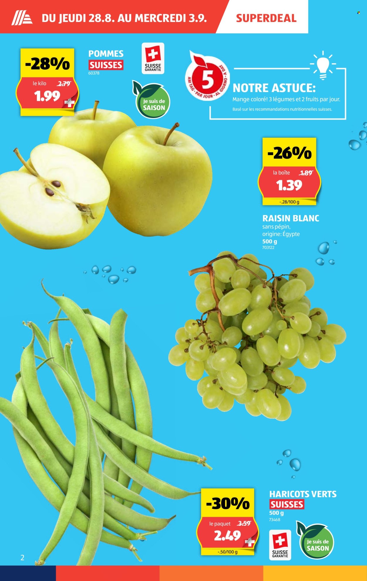 Catalogue Aldi - 28.8.2025 - 3.9.2025. Page 2. Page 2