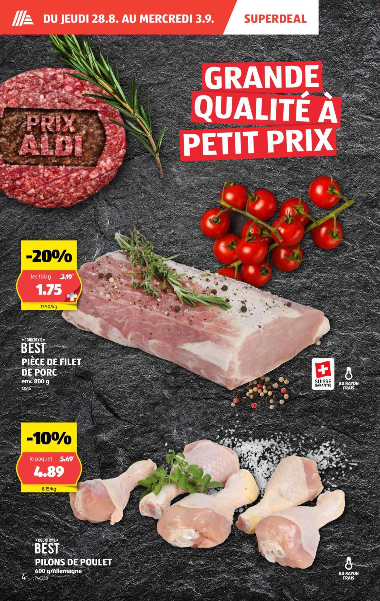 Catalogue Aldi - 28.8.2025 - 3.9.2025. Page 4. Page 4