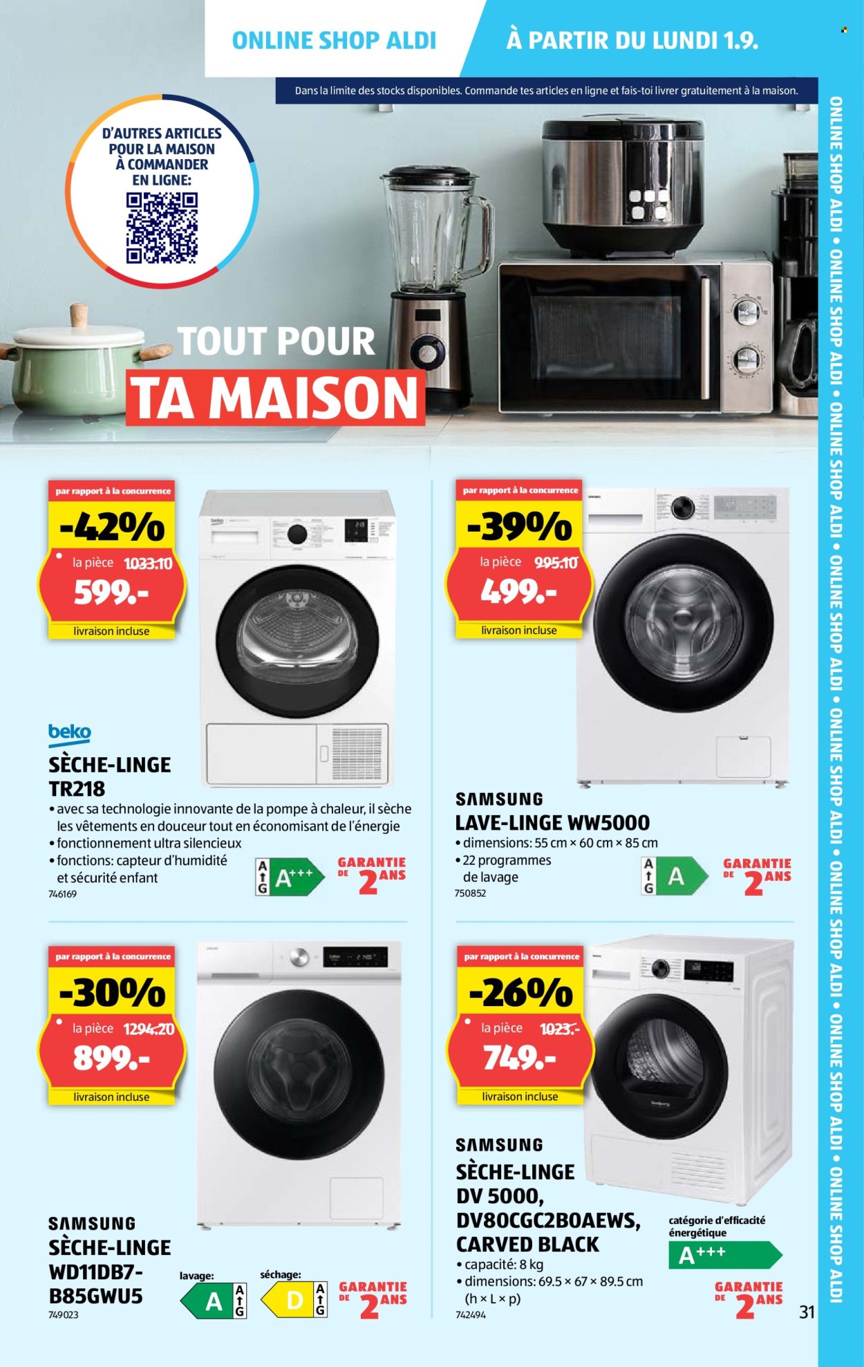 Catalogue Aldi - 28.8.2025 - 3.9.2025. Page 31. Page 31