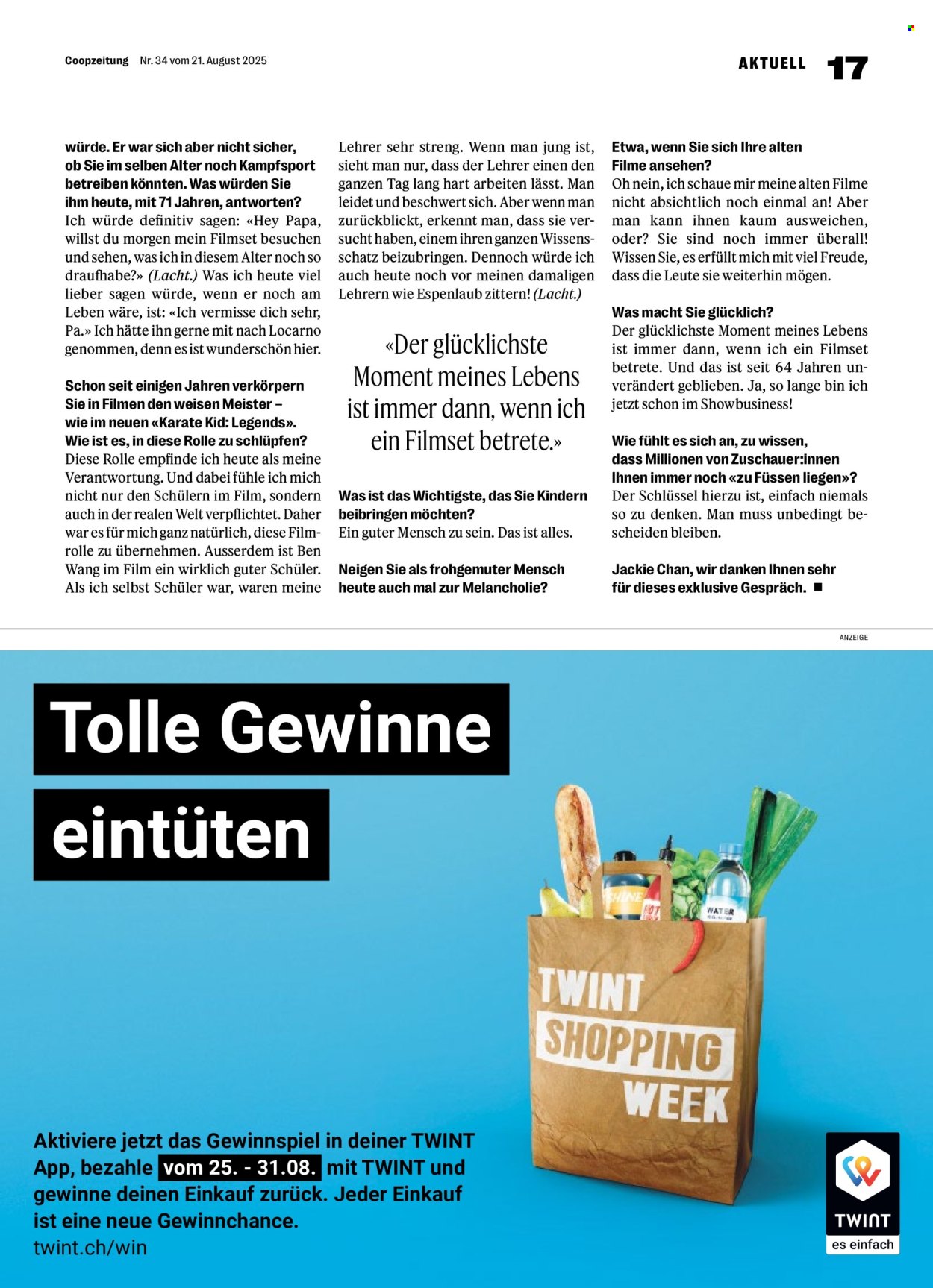 Catalogue Coop - 21.8.2025 - 27.8.2025. Page 17. Page 17