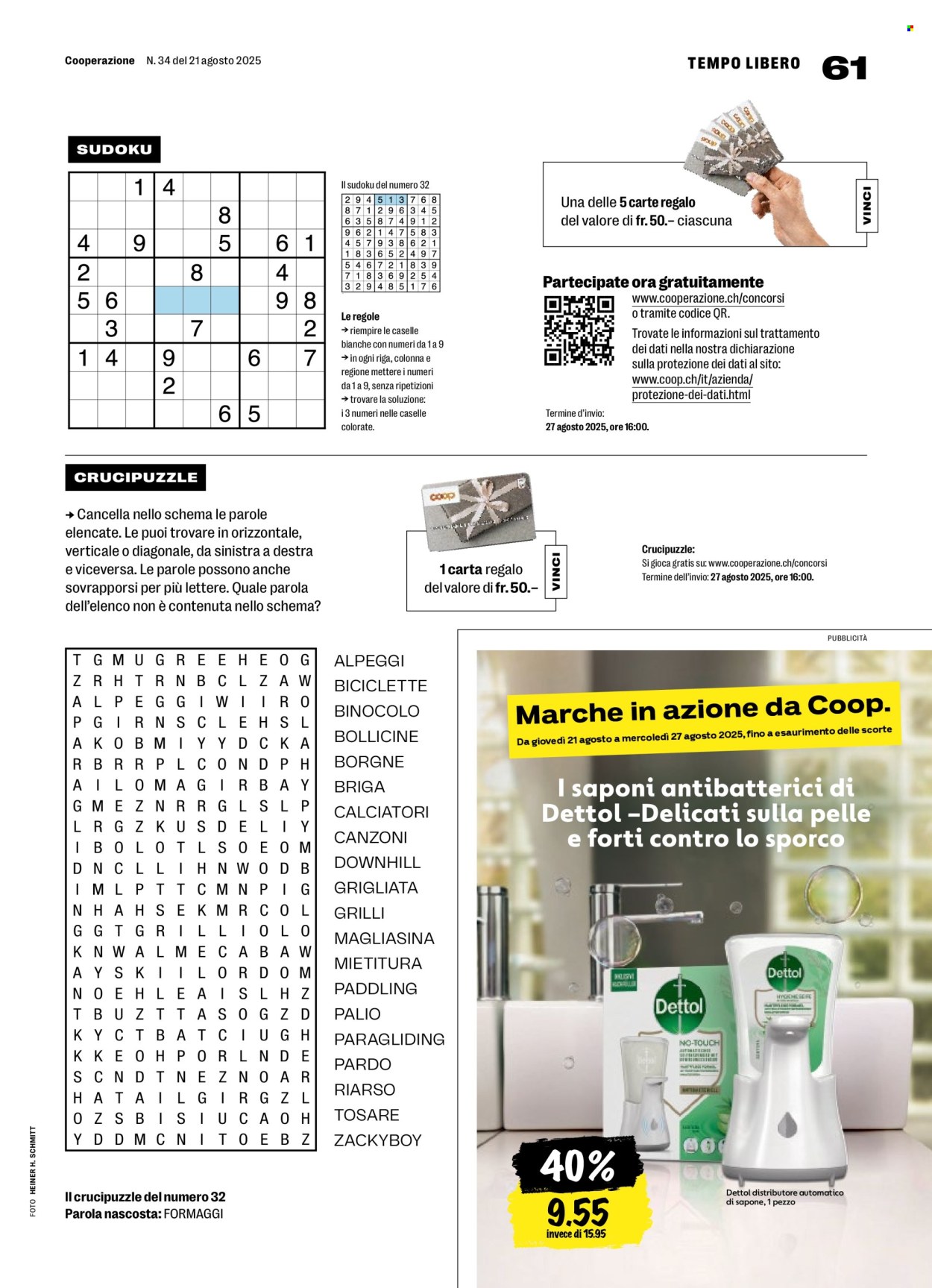Catalogue Coop - 21.8.2025 - 27.8.2025. Page 61. Page 61