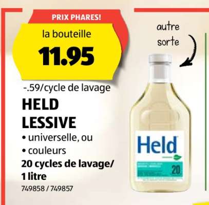 HELD LESSIVE