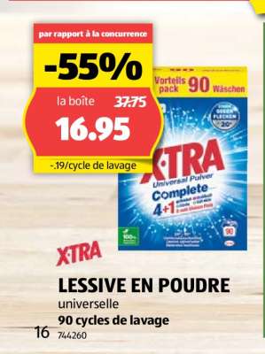 XTRA LESSIVE EN POUDRE