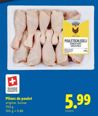 Pilons de poulet