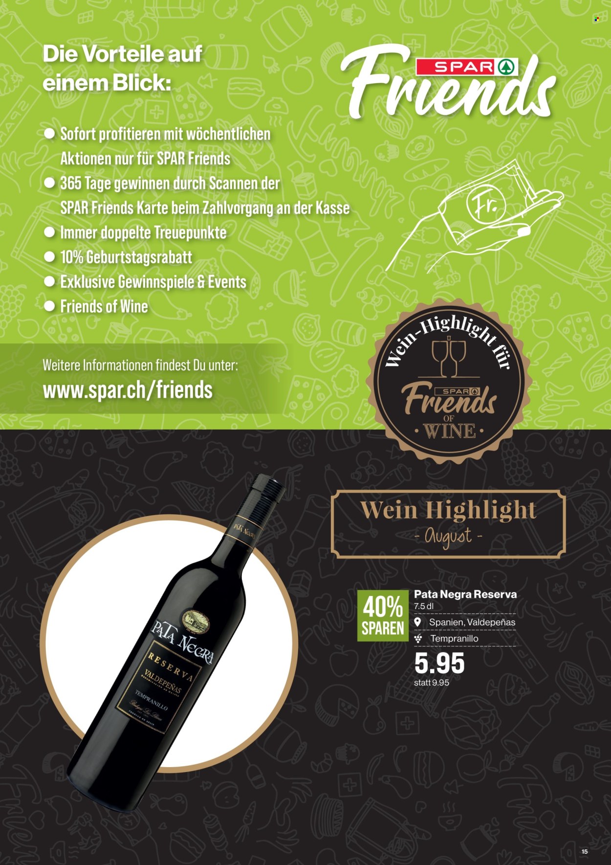 Catalogue SPAR - 28.8.2025 - 3.9.2025. Page 15. Page 15