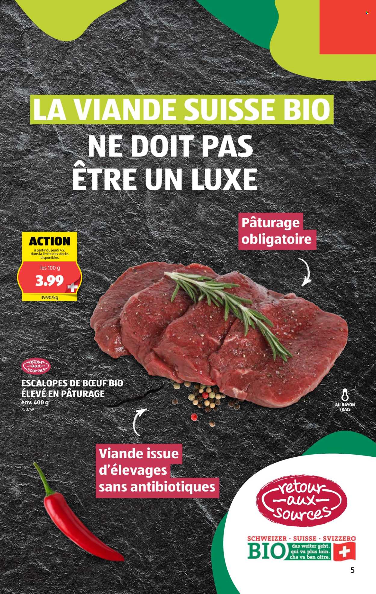 Catalogue Aldi - 4.9.2025 - 9.9.2025. Page 5. Page 5