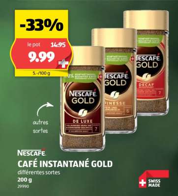 NESCAFÉ CAFÉ INSTANTANÉ GOLD