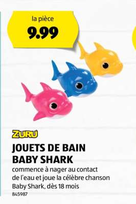 JOUETS DE BAIN BABY SHARK