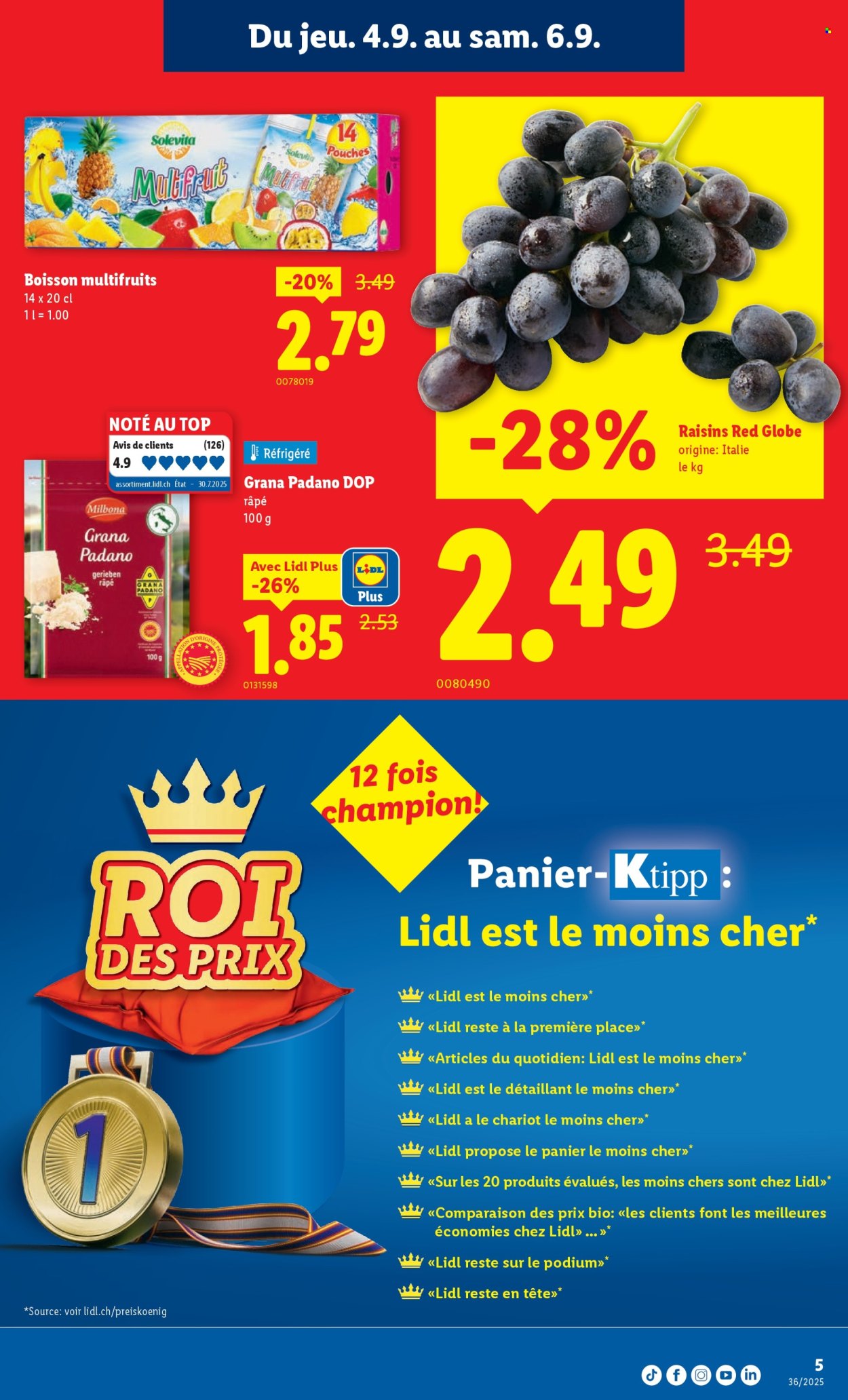 Catalogue Lidl - 4.9.2025 - 10.9.2025. Page 5. Page 5