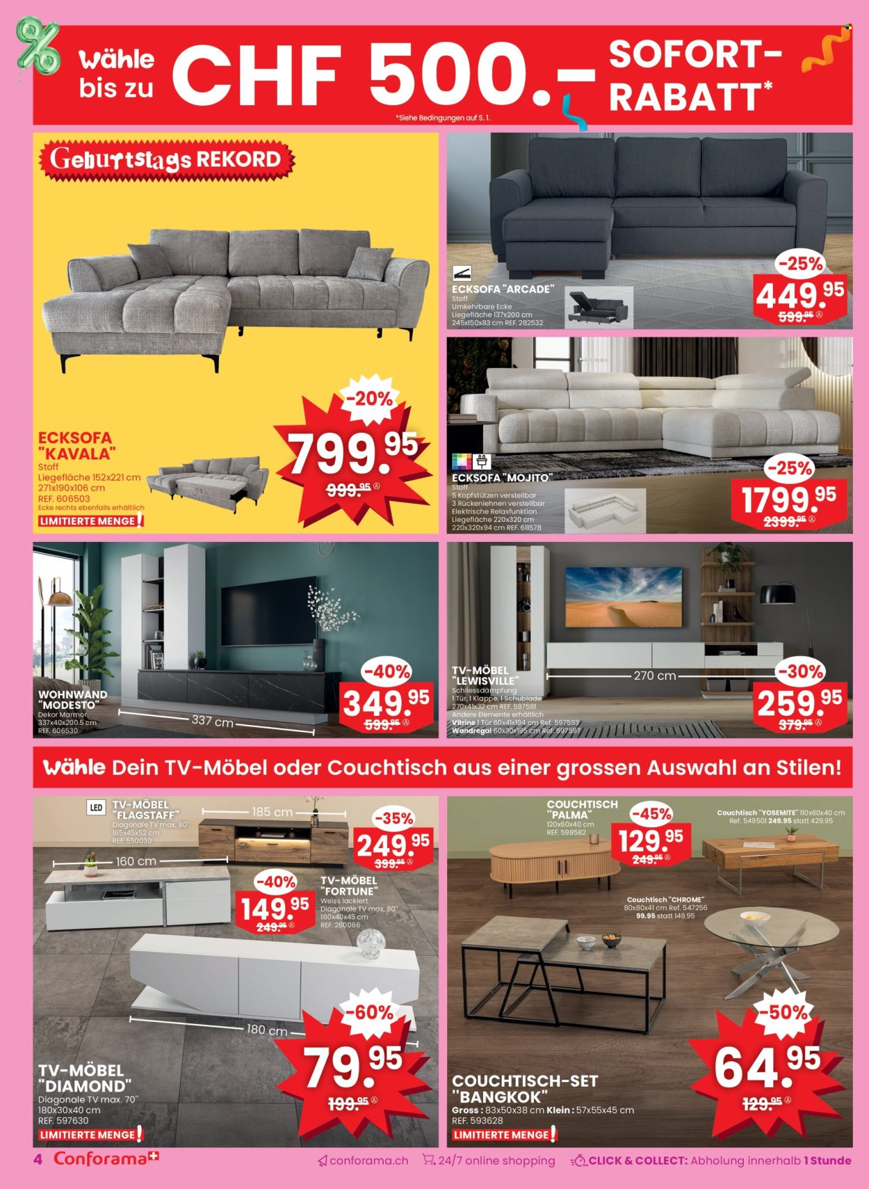 Catalogue Conforama - 3.9.2025 - 16.9.2025. Page 4. Page 4