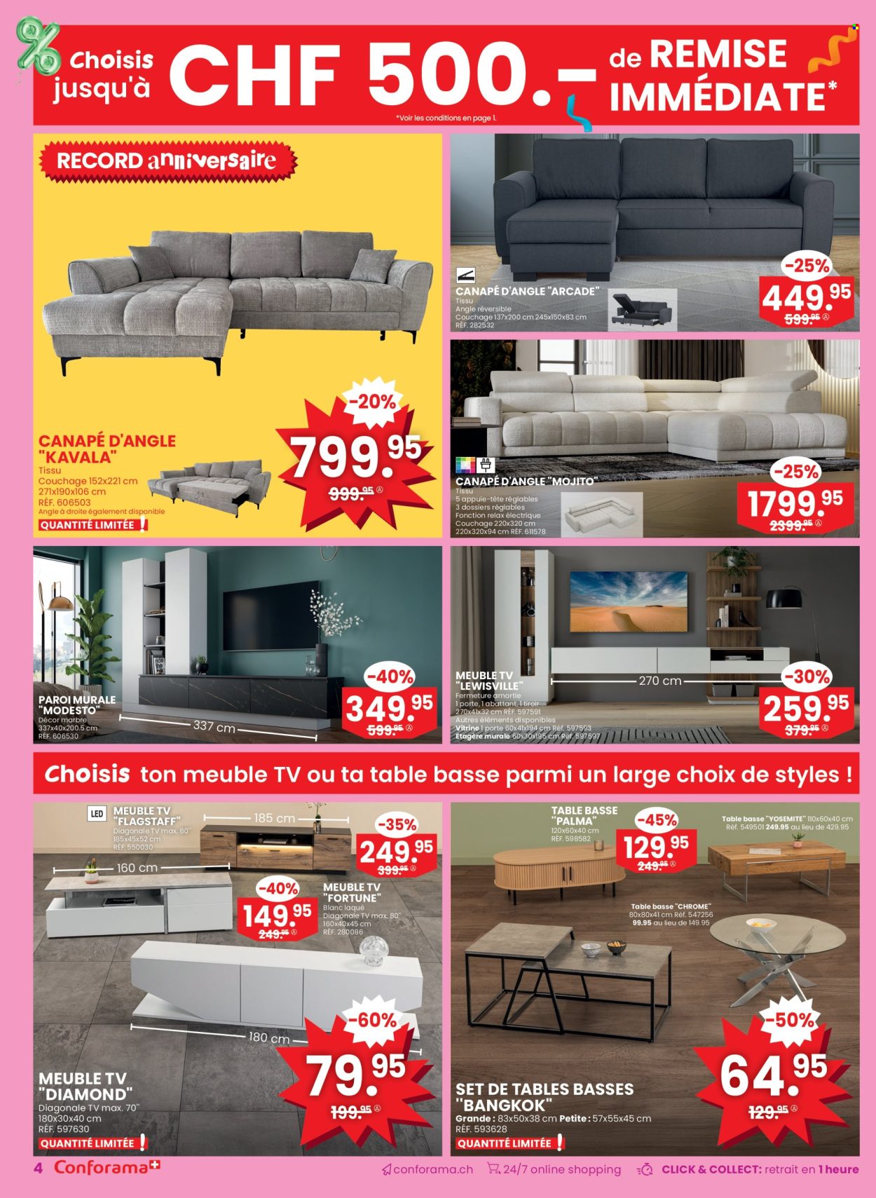 Catalogue Conforama - 3.9.2025 - 16.9.2025. Page 4. Page 4