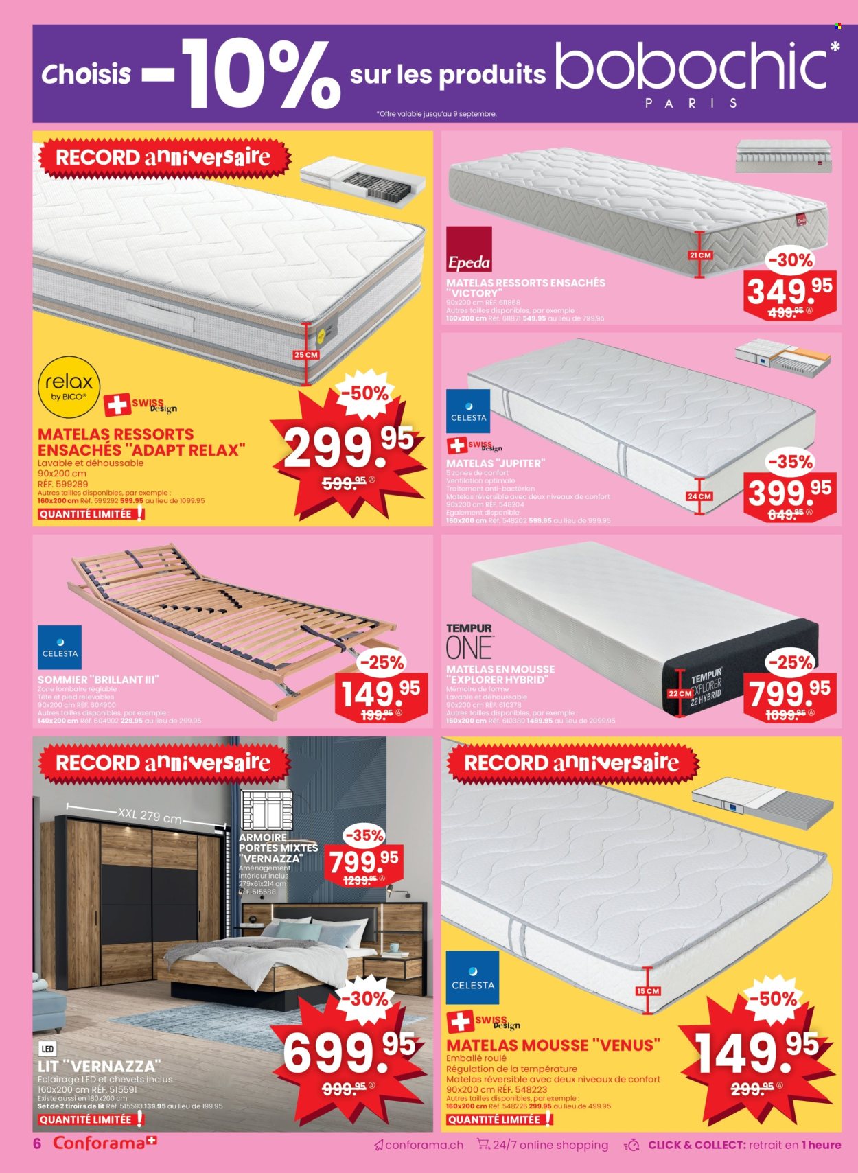 Catalogue Conforama - 3.9.2025 - 16.9.2025. Page 6. Page 6