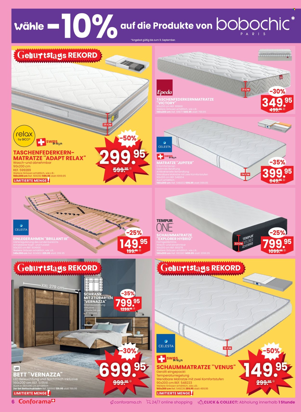 Catalogue Conforama - 3.9.2025 - 16.9.2025. Page 6. Page 6