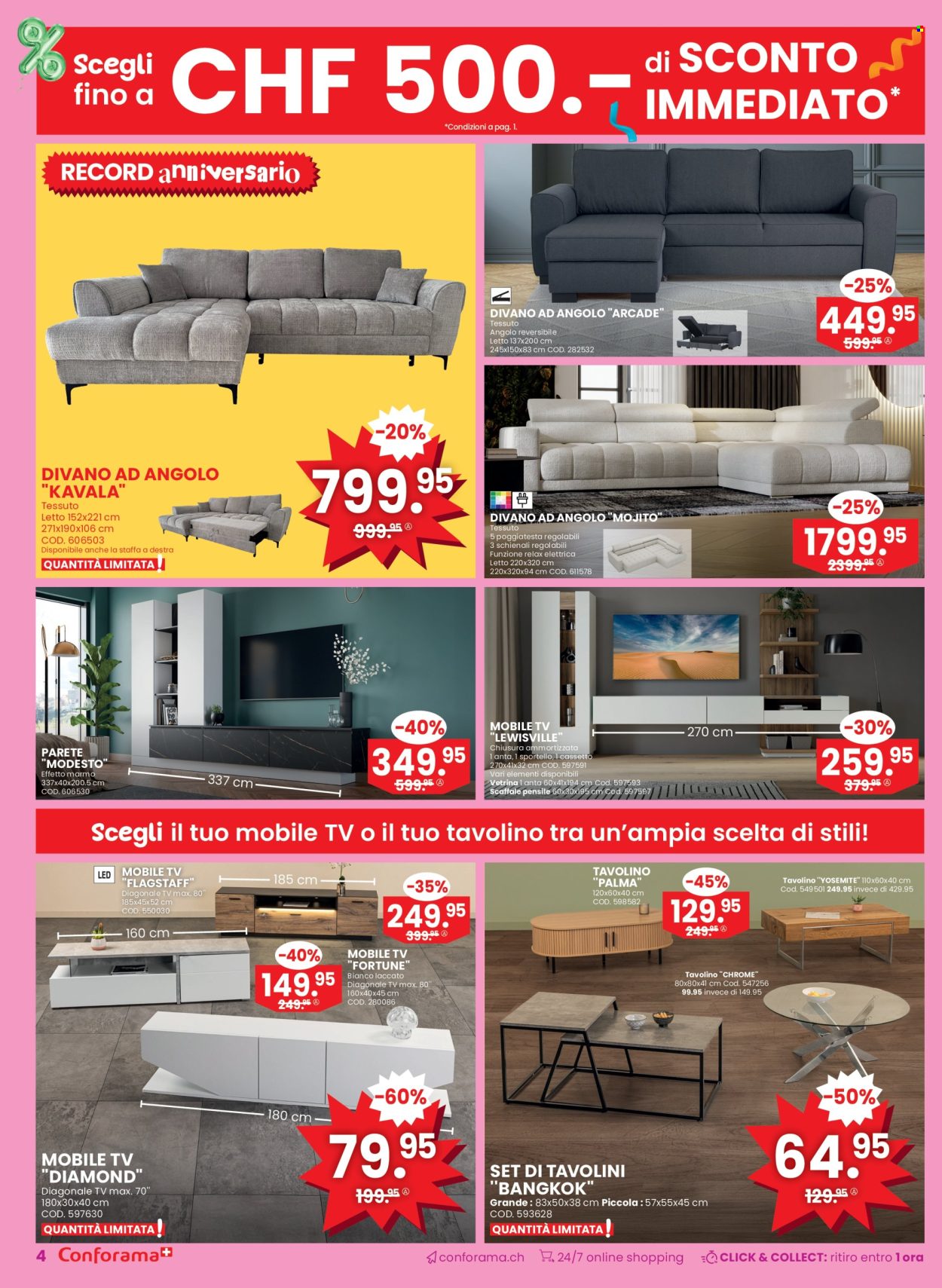 Catalogue Conforama - 3.9.2025 - 16.9.2025. Page 4. Page 4