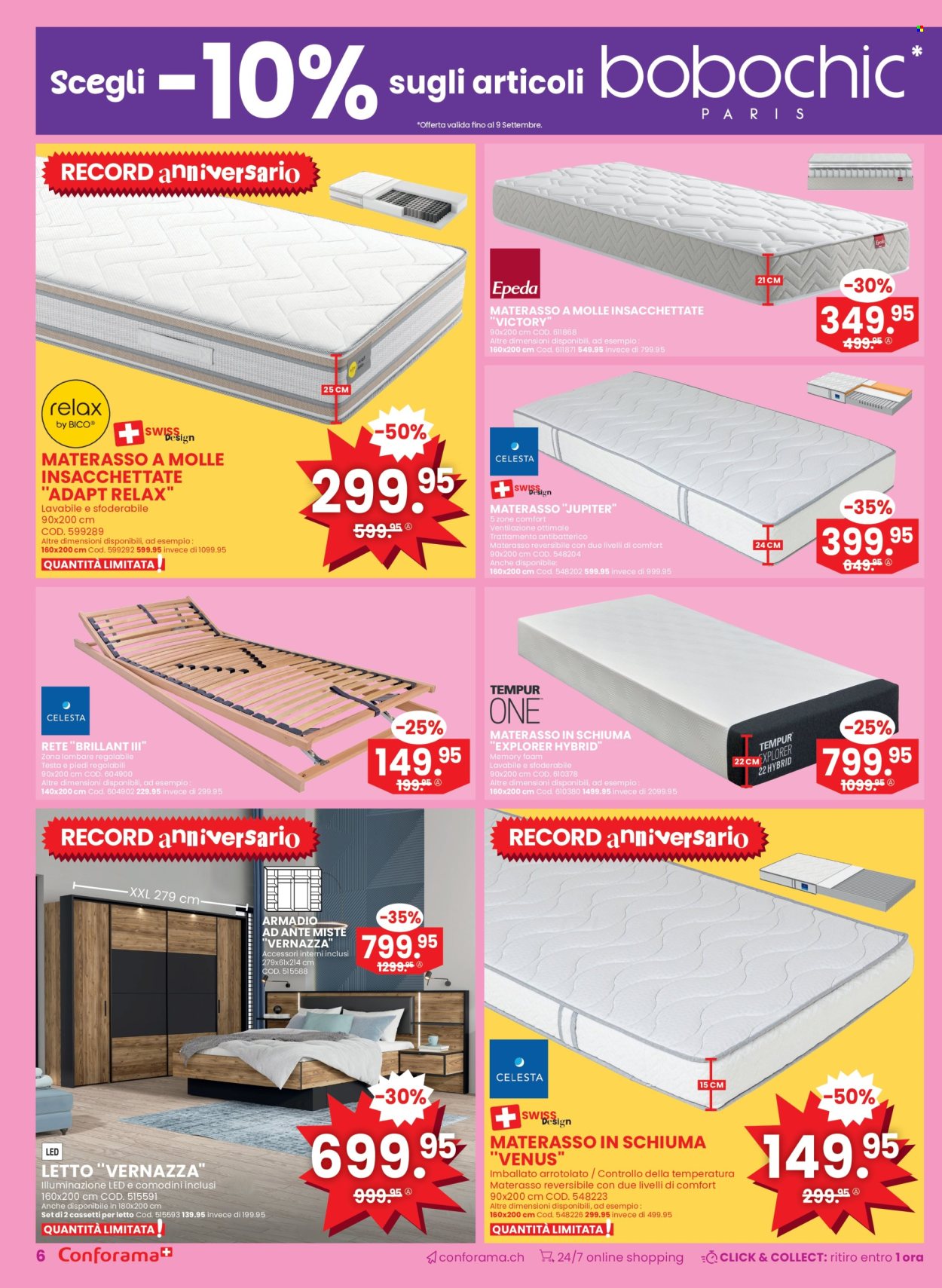 Catalogue Conforama - 3.9.2025 - 16.9.2025. Page 6. Page 6