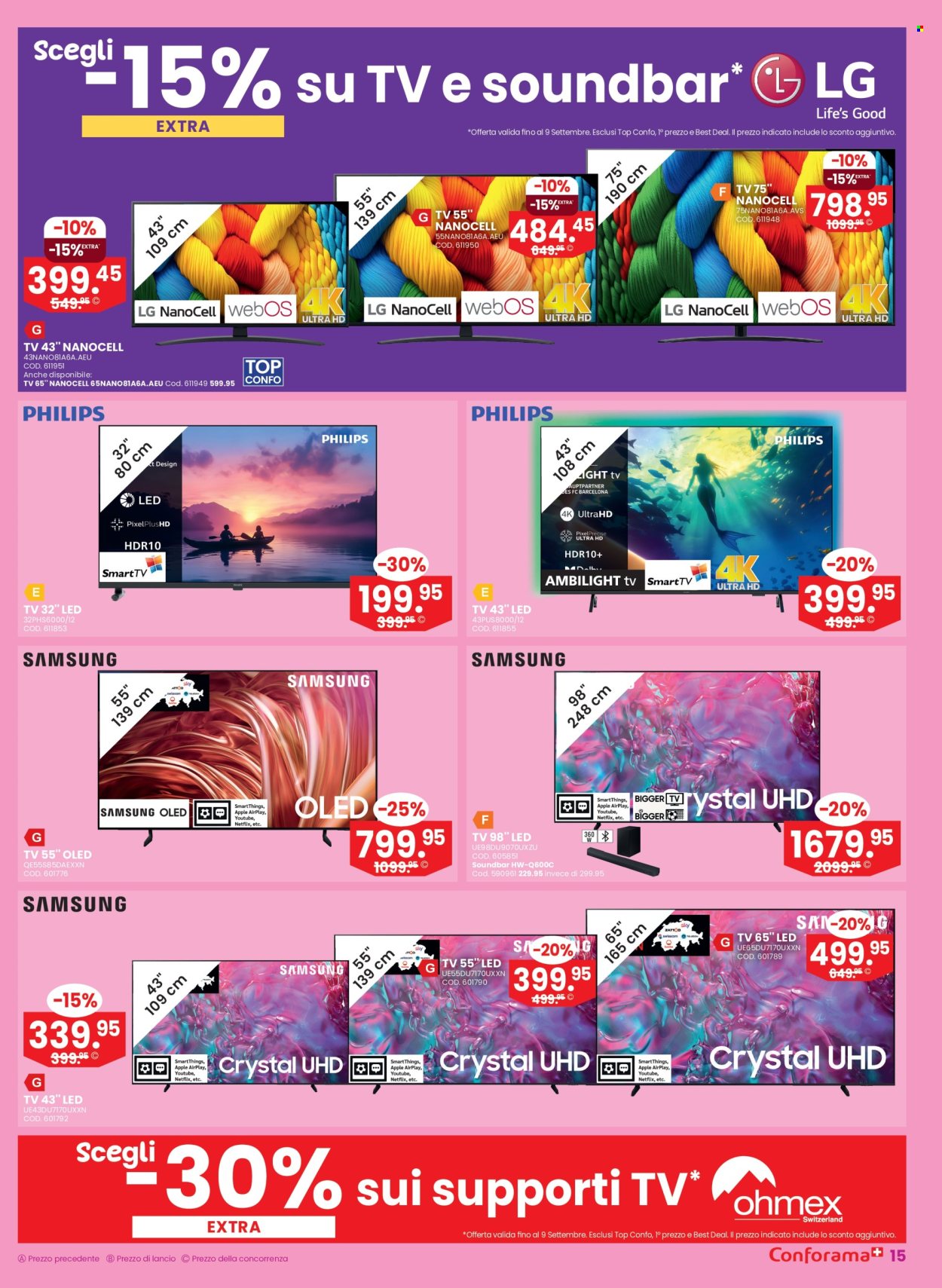Catalogue Conforama - 3.9.2025 - 16.9.2025. Page 15. Page 15