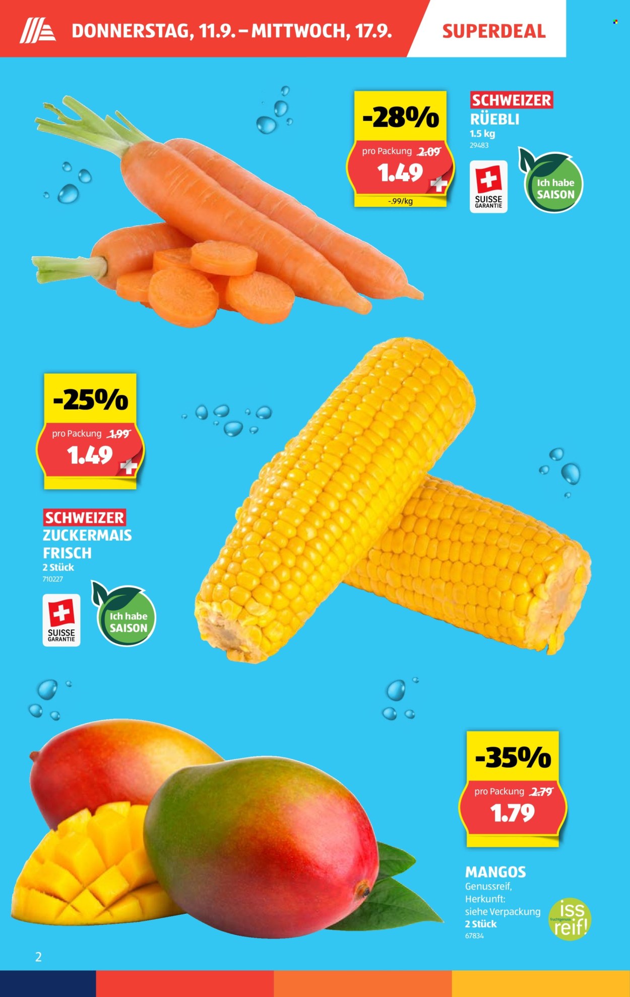Catalogue Aldi - 11.9.2025 - 17.9.2025. Page 2. Page 2