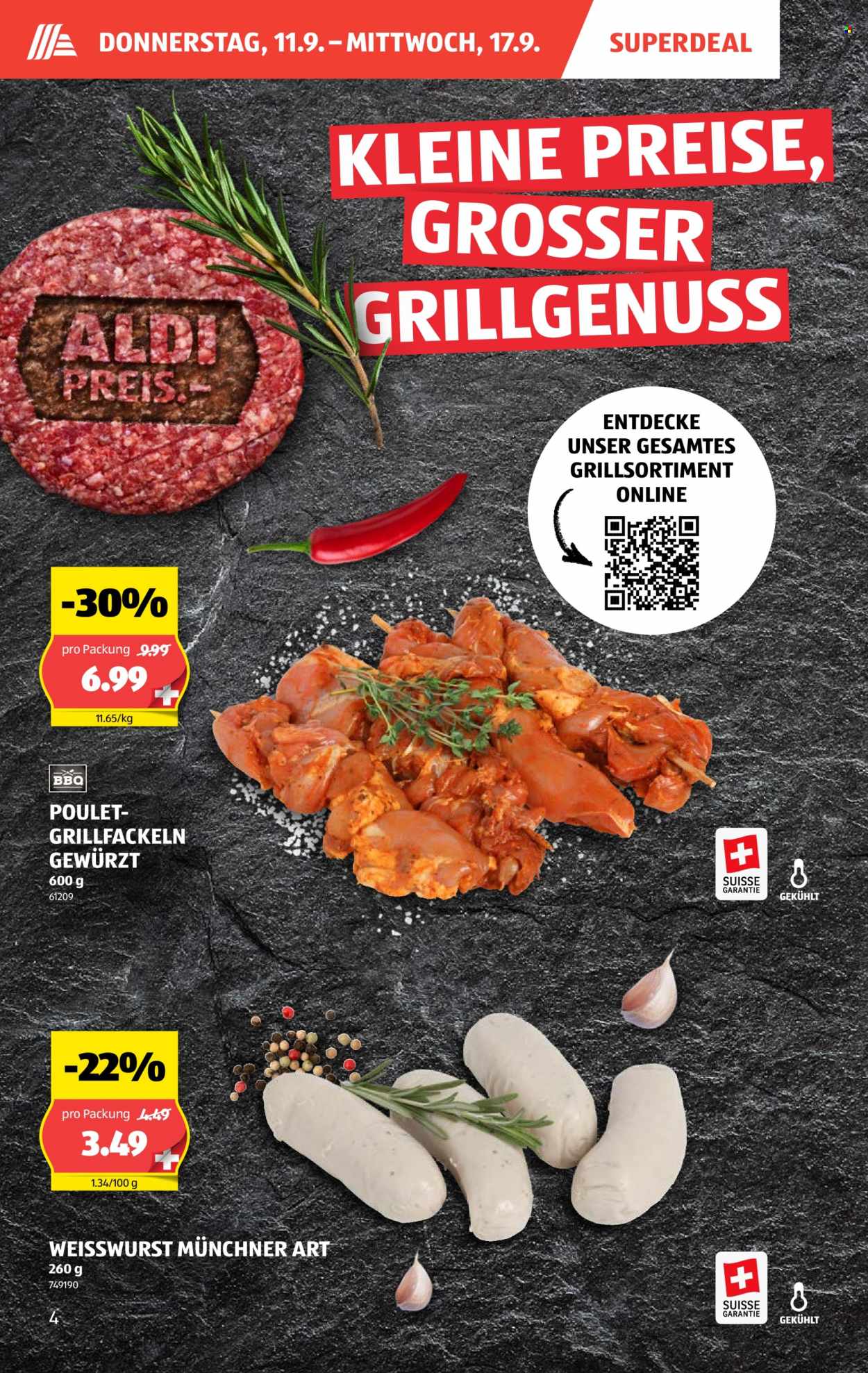 Catalogue Aldi - 11.9.2025 - 17.9.2025. Page 4. Page 4