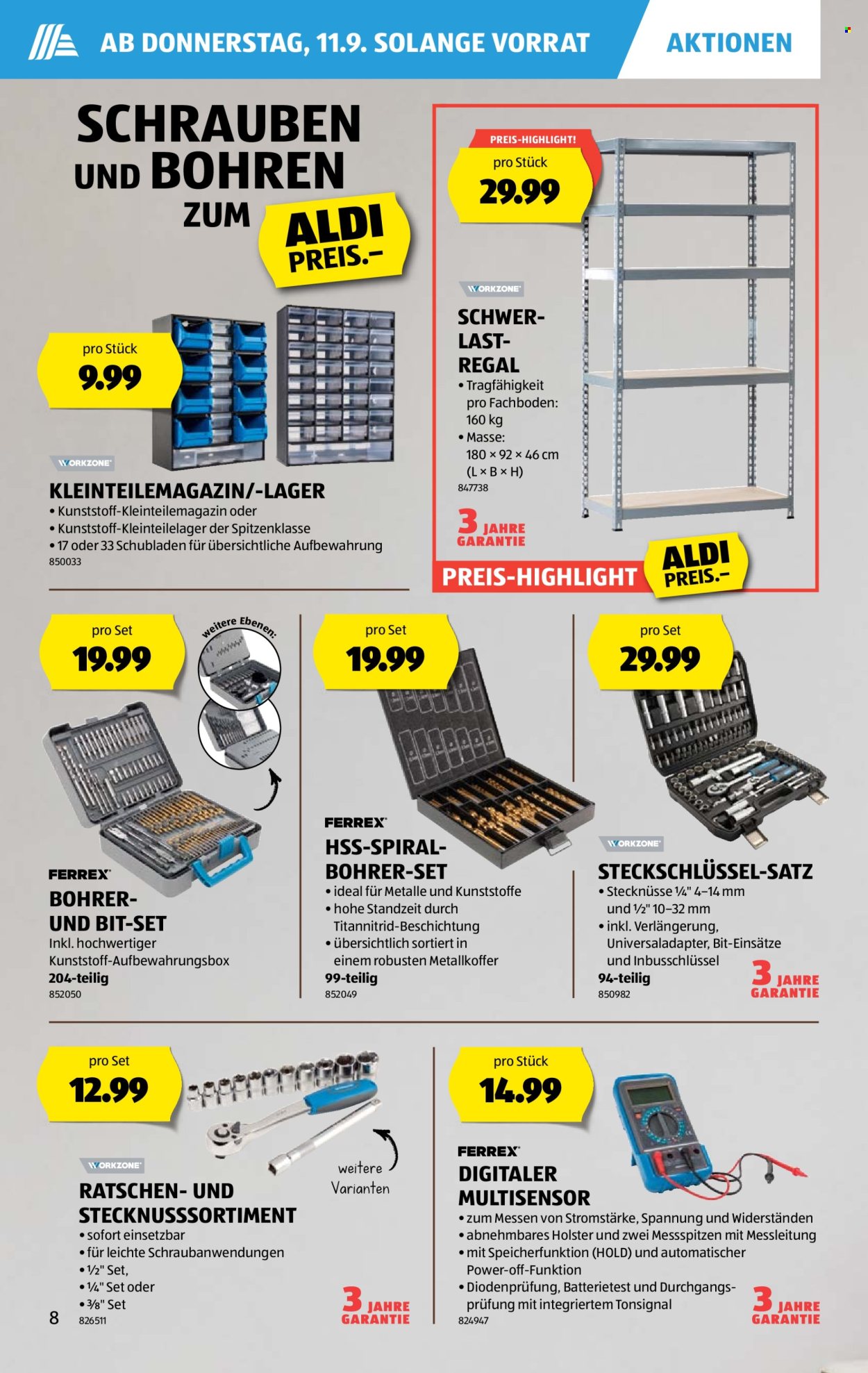 Catalogue Aldi - 11.9.2025 - 17.9.2025. Page 8. Page 8