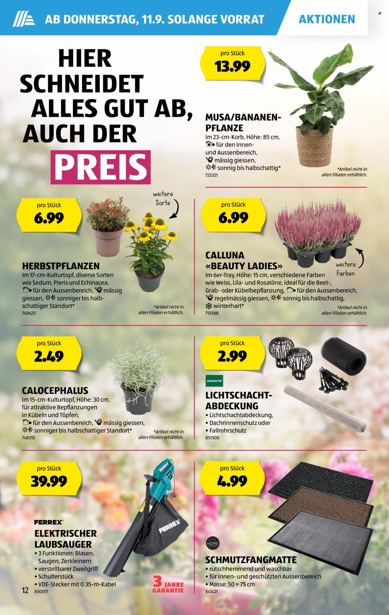 Catalogue Aldi - 11.9.2025 - 17.9.2025. Page 12. Page 12
