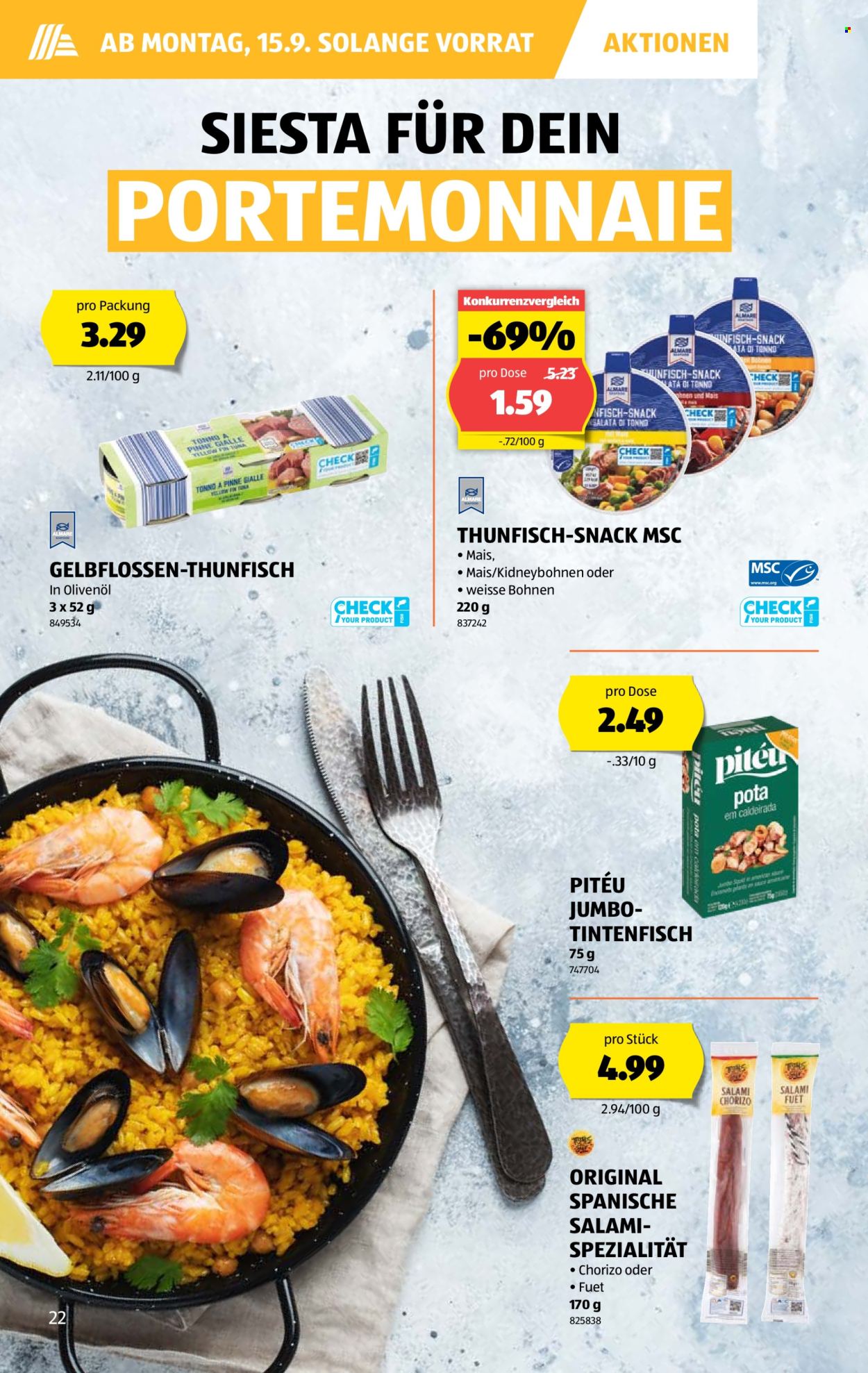 Catalogue Aldi - 11.9.2025 - 17.9.2025. Page 22. Page 22