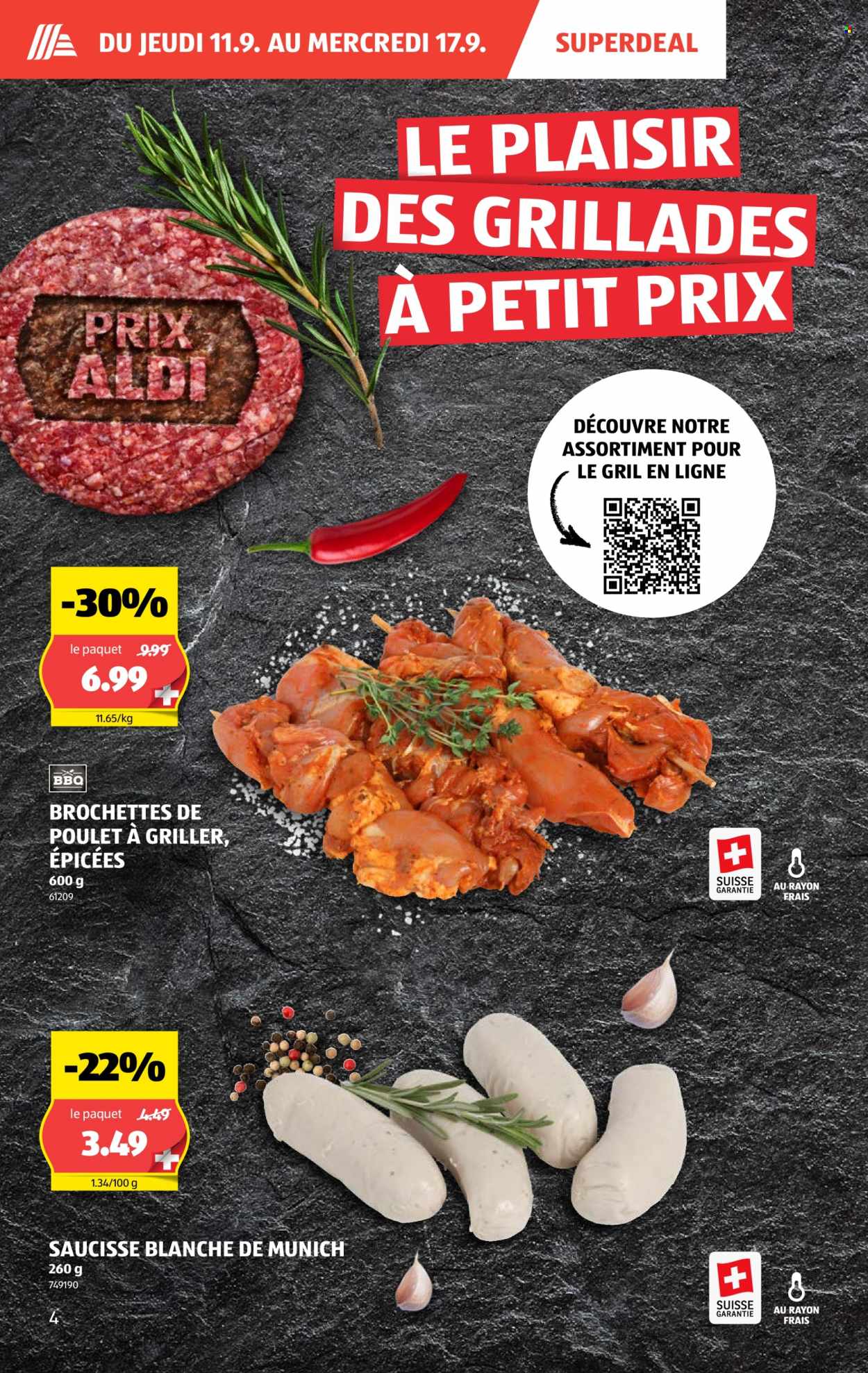 Catalogue Aldi - 11.9.2025 - 17.9.2025. Page 4. Page 4