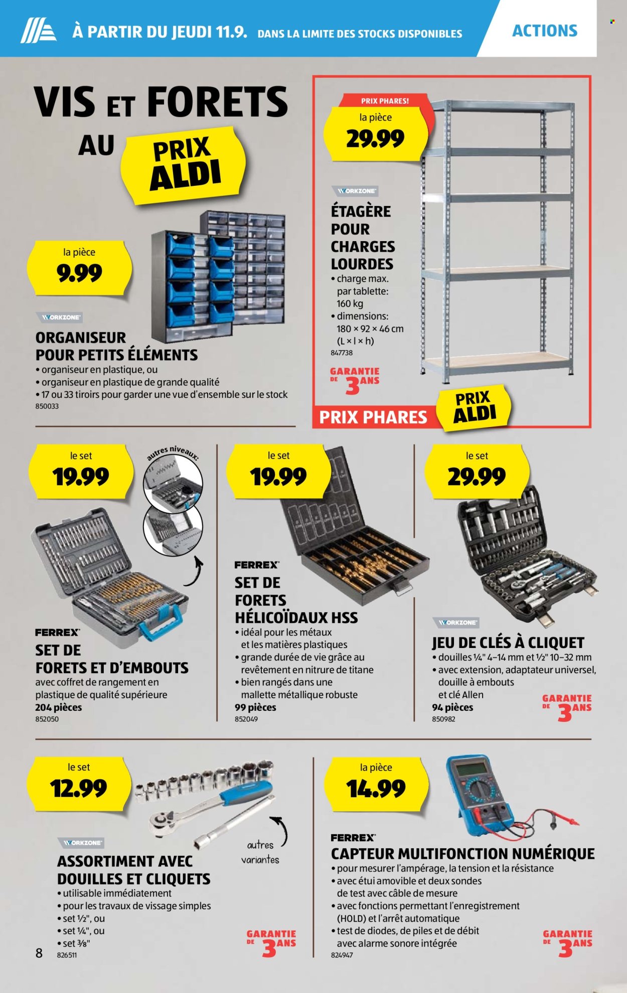 Catalogue Aldi - 11.9.2025 - 17.9.2025. Page 8. Page 8
