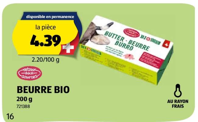 Beurre bio