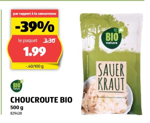 CHOUCROUTE BIO