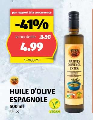 HUILE D'OLIVE ESPAGNOLE