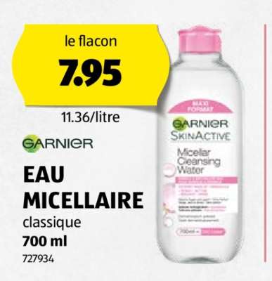 GARNIER EAU MICELLAIRE